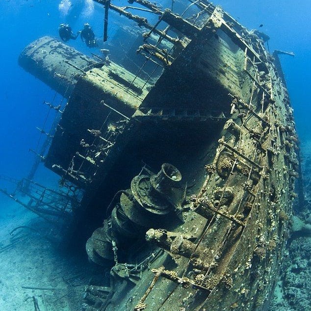 Check this shipwreck up close and personal.